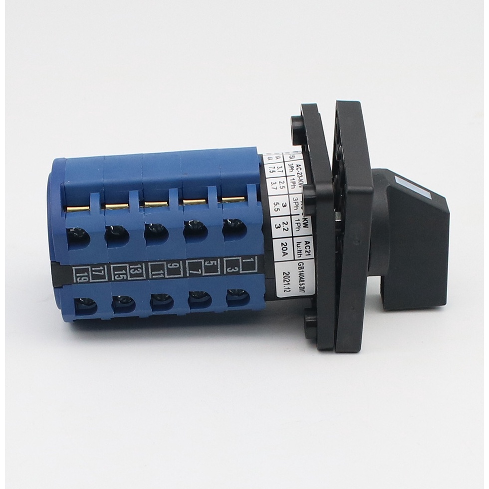 LW28 20 LW26 series ไฟฟ้า 234 ตำแหน่ง 8 เทอร์มินัล ROTARY CAM สวิทช์ ...