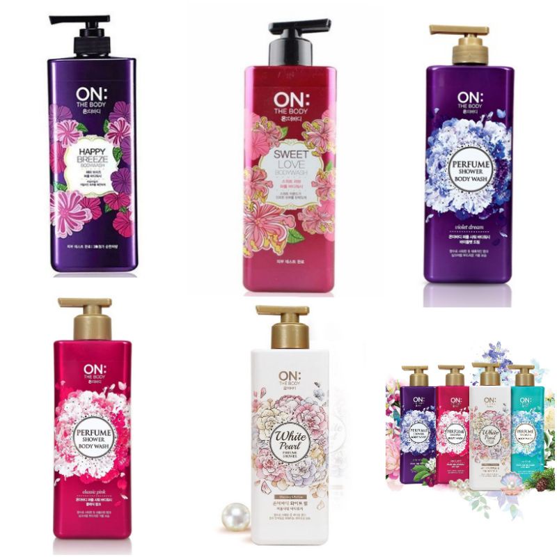 The Faceshop ON: The Body Perfume Body Wash 480ml/ 500g เจลอาบน้ำผสมน้ำหอม