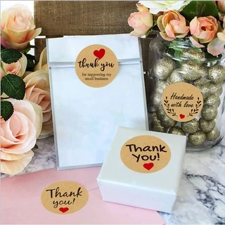 [ถูกที่สุด!!] สติ๊กเกอร์Thank you สต๊อกเกอร์ขอบคุณ ติดกล่องขนม
