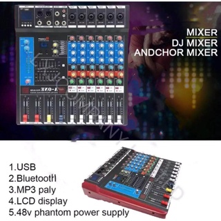 LXJ เพาเวอร์มิกเซอร์ ขยายเสียง800W 6CH Power mixer PGX  6 ( 6 channel )