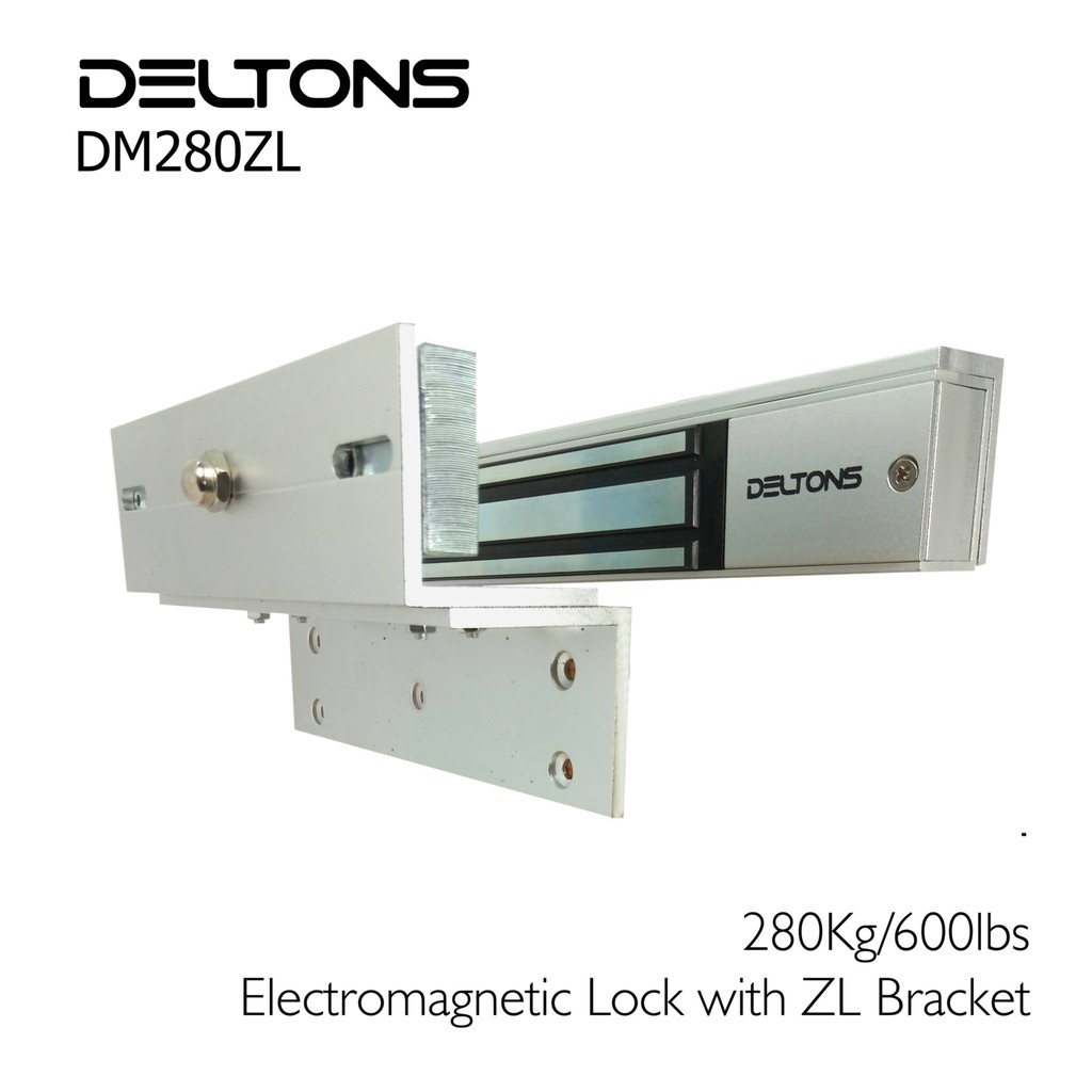 ล็อคแม่เหล็กไฟฟ้า 280Kg 600Lbs พร้อม ZL Bracket DELTONS Original