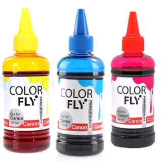 [New] Canon - Color Fly น้ำหมึกเครื่องปริ้นชนิดเติม 100ml. (เลือกสีได้)