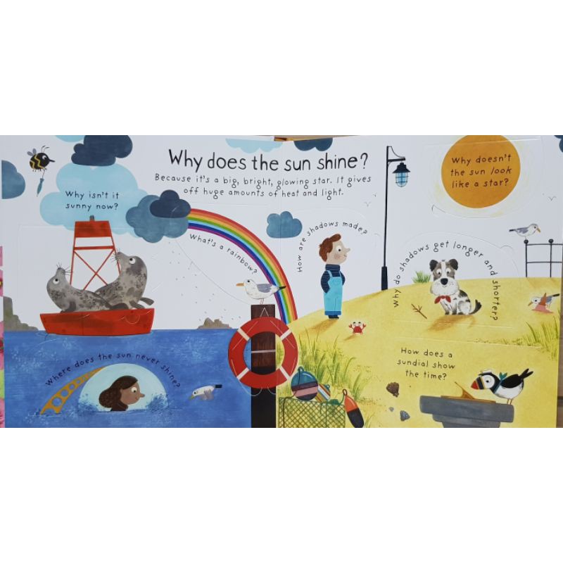 Why does the sun shine เหมาะสำหรับ 2 ขวบ Board book กระดาษแข็งทุกหน้า ...