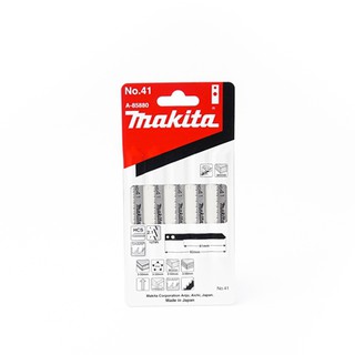 MAKITA (มากีต้า) ใบเลื่อยจิกซอ NO.41(5ใบ/1PAC)