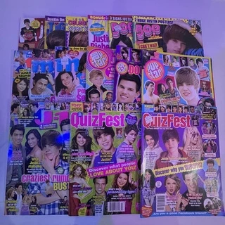 นิตยสาร จัสติน บีเบอร์ Justin Bieber magazine, Selena Gomez, Taylor Swift, Jonas brothers, Twilight