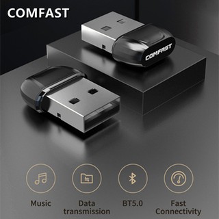 Comfast Usb อะแดปเตอร์รับส่งสัญญาณบลูทูธ 5 . 0 รองรับ Windows 7 / 8 / 10 สําหรับ Pc Laptop Keyboard ( CF-B-01)