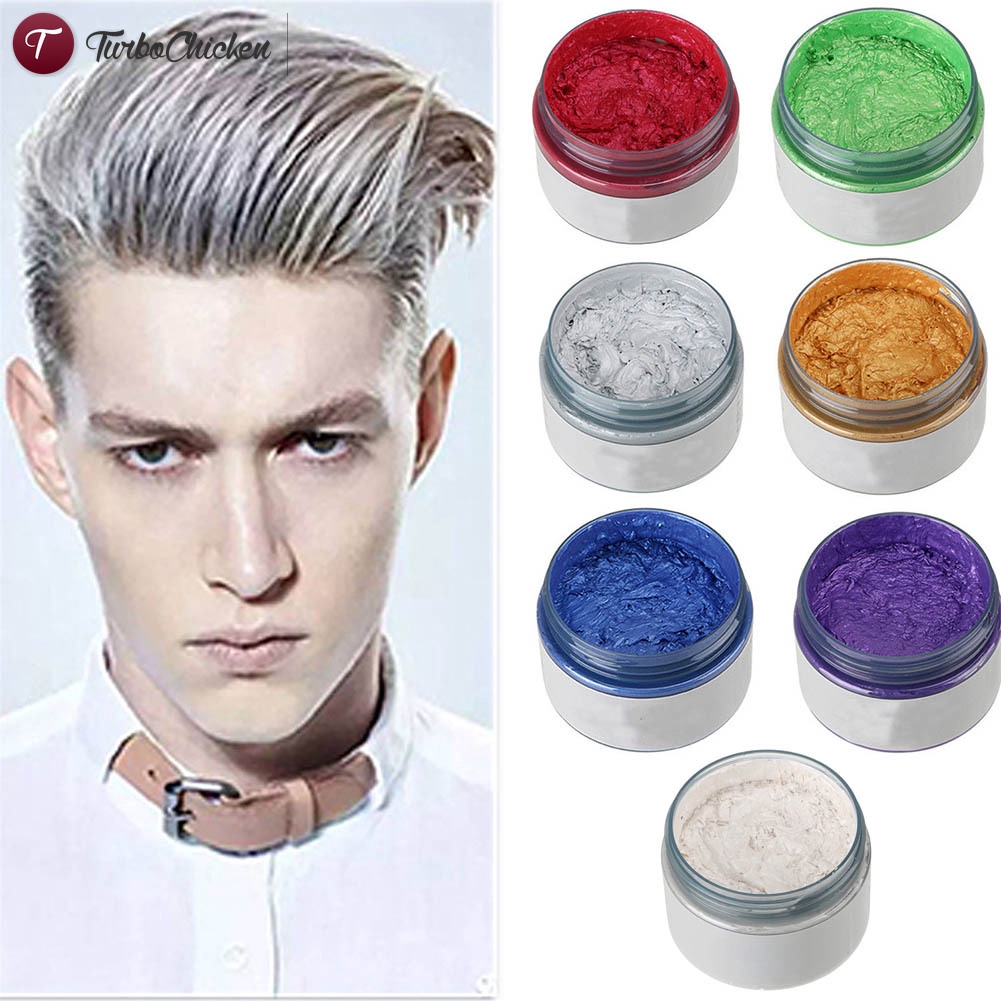 T Unisex Diy Hair Color Wax Mud Dye Cream Temporary Modeling 7