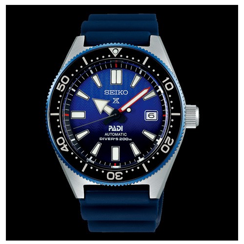 Seiko Prospex Special Edition PADI นาฬิกาข้อมือผู้ชาย สายซิลิโคนสีน้ำเงิน รุ่น SPB071J1 (สีน้ำเงิน)