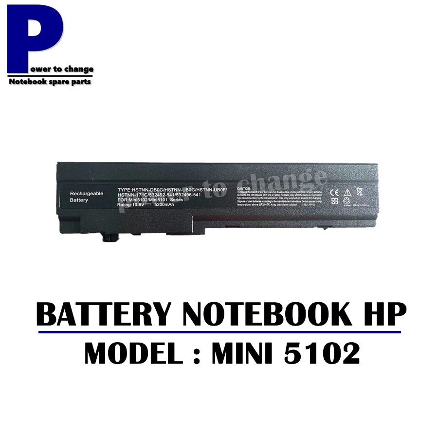 BATTERY NOTEBOOK HP MINI 5102 MINI 5101/ แบตเตอรี่โน๊ตบุ๊คเอชพี เทียบ (OEM)