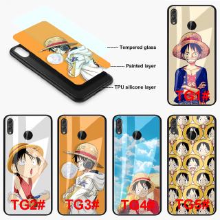 Luffy เคสกระจกนิรภัยลายลูฟี่ สำหรับ Vivo V15 V9 Y95 Y93 Y91 Y91C Y89 Y85 Y17