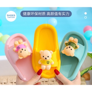 มาใหม่ รองเท้าแตะเด็กรูปหมี ไซส์22-40 (NJ-SH-SU003)