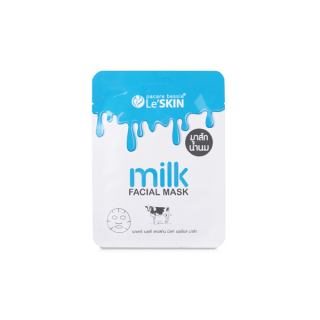 โปรโมชั่น : LeSKIN milk Facial Mask มาส์กน้ำนม มาสก์หน้าใส สินค้าหมดอายุเดือน 422