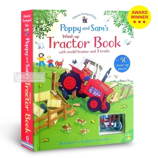 DKTODAY หนังสือ USBORNE POPPY AND SAMS WIND-UP TRACTOR