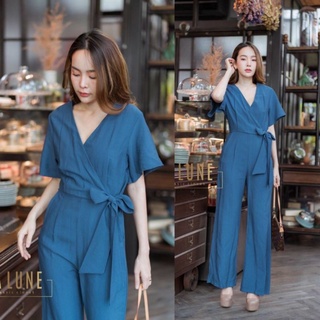 💥New In By LALUNE💥 จั้มสูทขายาว ผ้าลินิน💃