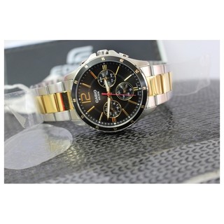 Casio Standard นาฬิกาข้อมือผู้ชาย สายสเตนเลส รุ่น MTP-1374SG-1A