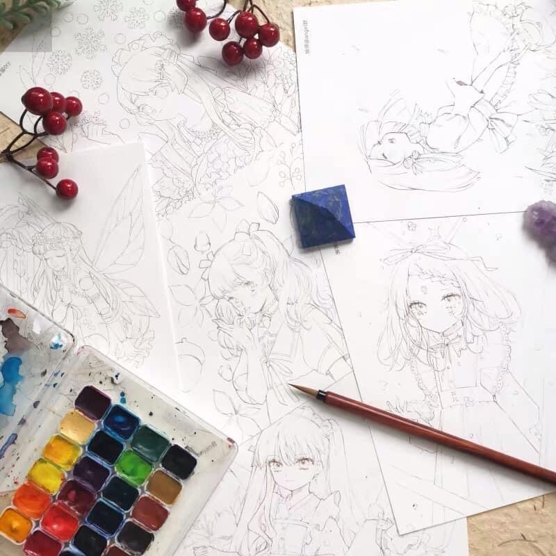 Lineart Gacha Life**