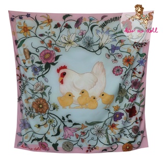 Kiss Me Doll - Collection ขนาด 100x100 cm.ผ้าพันคอ/ผ้าคลุมไหล่