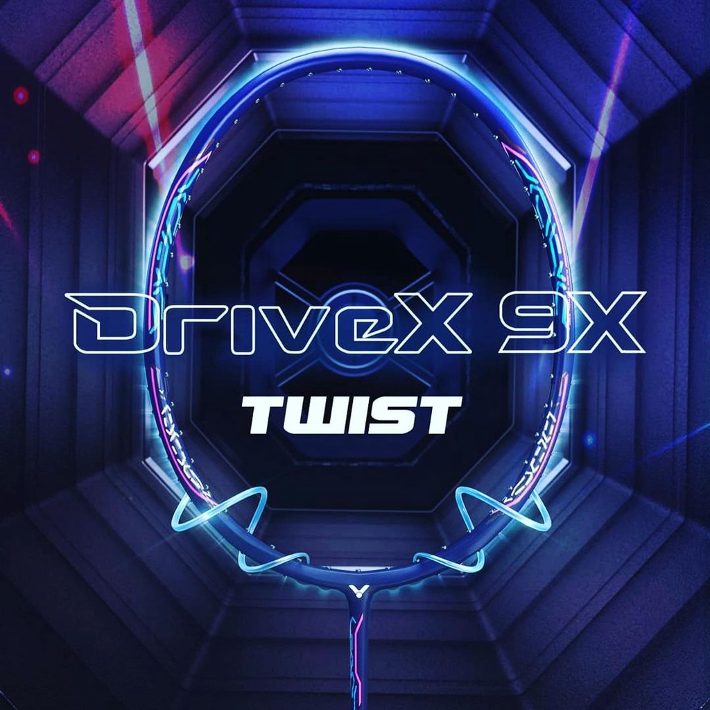VICTOR ไม้แบดมินตัน รุ่น DriveX-9X ไม้แร็กเกตตัวท๊อป ALL-AROUND แถมเอ็นพร้อมขึ้น