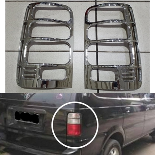 Garnish GARNIS ฝาครอบไฟท้ายรถยนต์ โครเมี่ยมโครเมี่ยม สําหรับ TOYOTA kijang lgx lsx sx 1997 1998 1999 2000 2001 2002