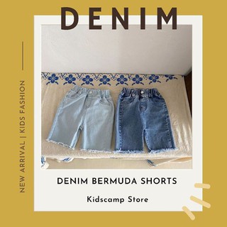 Denim bermuda shorts