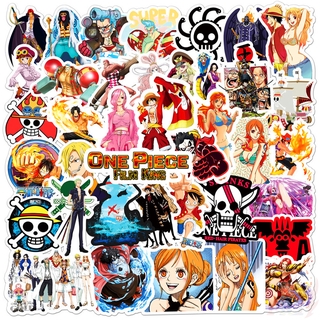 ☠ One Piece . Sailing Adventure 2022 Series 05 สติ๊กเกอร์ ☠ 50Pcs/Set Anime Luffy Chopper Zoro Nami Waterproof DIY Fashion Decals Doodle สติ๊กเกอร์