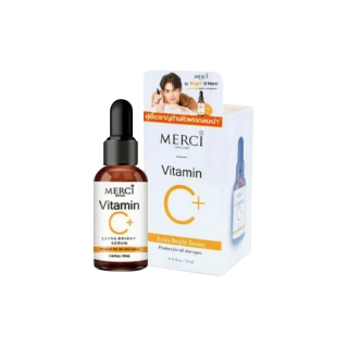 MERCI Vitamin C Extra Bright Serum เมอร์ซี่ วิตามิน ซี เซรั่ม เซรั่มหน้าใส เซรั่มวิตซี บำรุงผิวหน้า ผิวดูใส เมอซี่