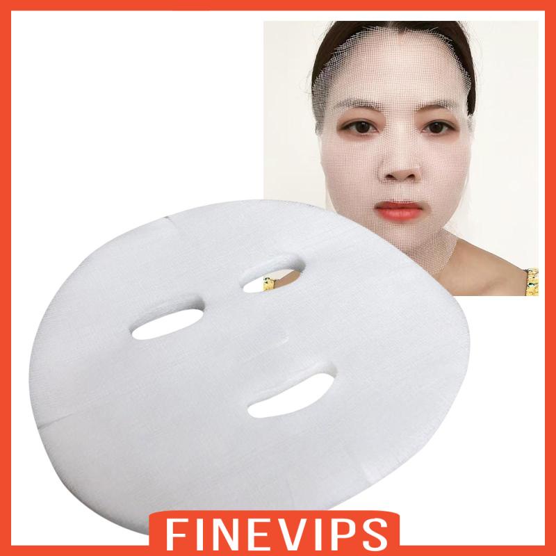 [finevips] แผ่นผ้ากอซ สีขาว สําหรับร้านเสริมสวย 100 ชิ้น