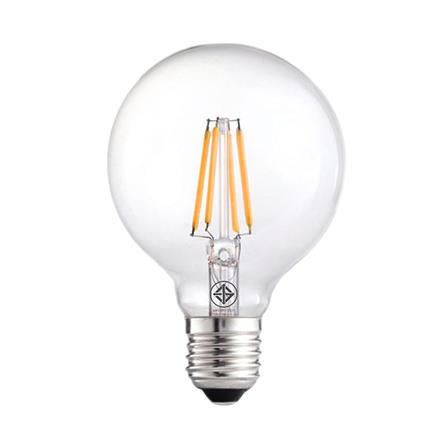 [พร้อมส่ง] HomeDoDee หลอด LED NAGAS G80 FILAMENT 4 วัตต์ WARMWHITE E27 หลอดไฟ LED