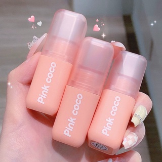 Pink COCO ลิปสติก เนื้อแมตต์ ไม่จางหาย สีขาว