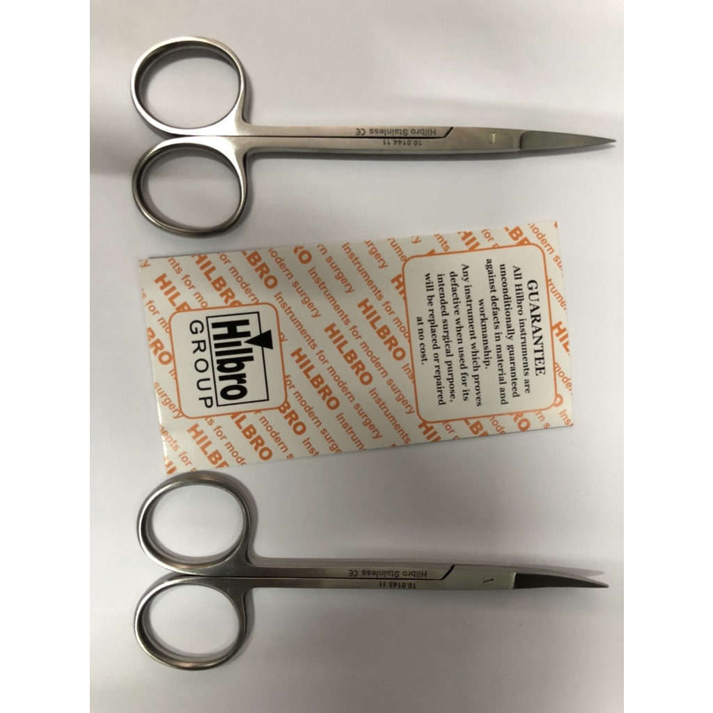 Iris Scissor  เกรดเยอรมัน กรรไกรปลายแหลม กรรไกรตัดไหมปลายตรง กรรไกรตัดไหมปลายโค้ง 11 cm กรรไกรตัดไหม สแตนเลสไม่ขึ้นสนิม ราคา ถูกที่สุด ดีลบีเคเค แกลเลอรีภาพที่ 2