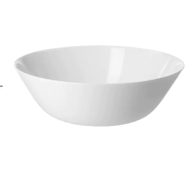 ชามเสิร์ฟ Serving Bowl 23 cm. ชามใบใหญ่ ใช้กับไมโครเวฟและเครื่องล้างจานได้ ปลอดสารทนทานไม่แตกง่ายเพราะทำจากกระจกนิรภัย - รูปที่ 4