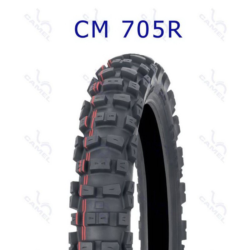ยางวิบาก ขอบ 17 80/100-17 CM705R CAMEL MOTOCROSS ENDURO OFF-ROAD SPORT TIRE  70