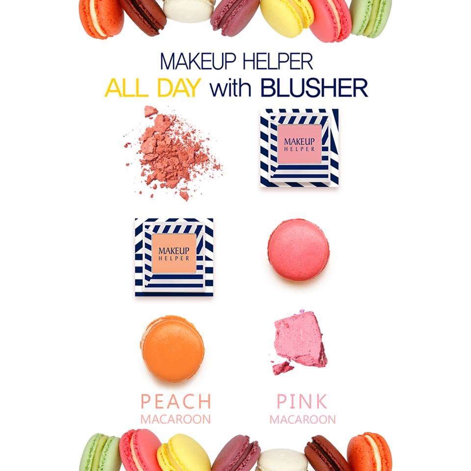 MAKEUP HELPER All Day with Blusher บลัชออนเนื้อแมตต์