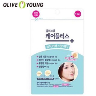 ✅พร้อมส่ง💯ของแท้ Olive Young แผ่นแปะสิว 102pcs