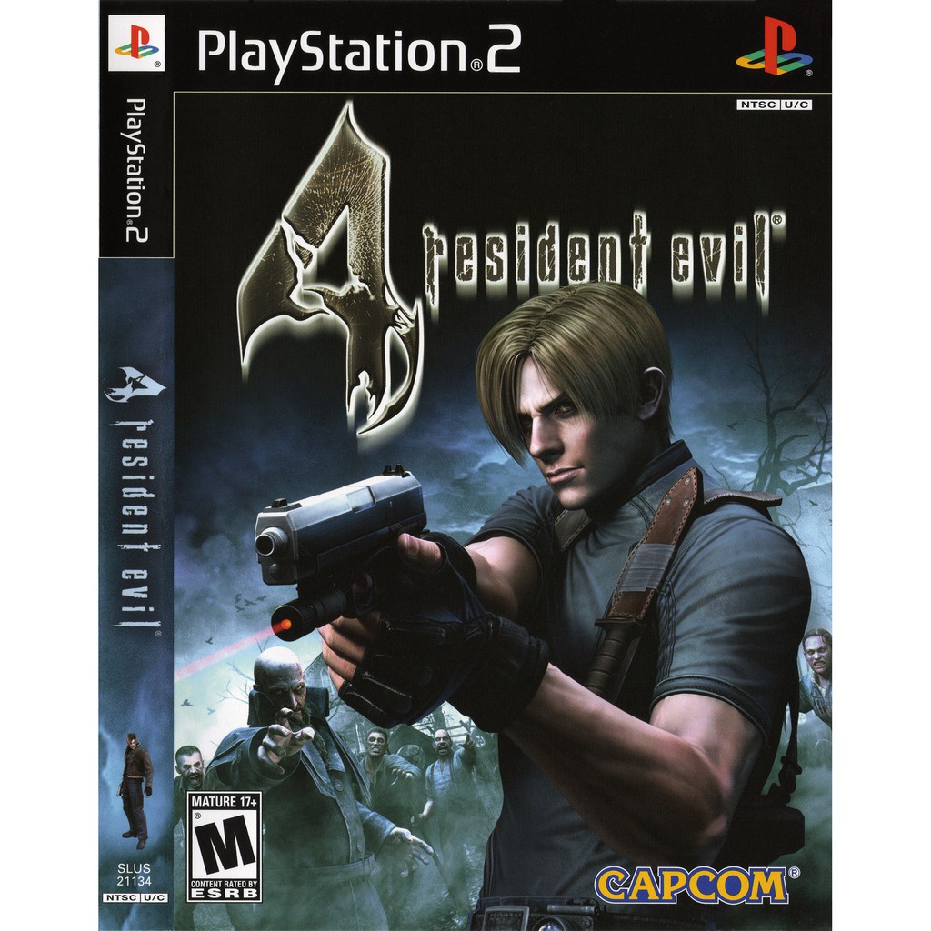 แผ่นเกมส์ Resident Evil 4 PS2 Playstation2 คุณภาพสูง ราคาถูก