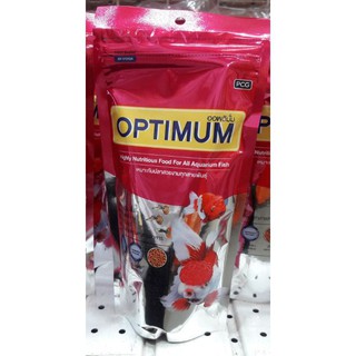 แนะนำ!! อาหารปลาสวยงามทุกสายพันธ์ OPTIMUM บรรจุ 100 กรัม อาหารปลา ออพติมั่ม 100g จัดส่งเร็ว🚛💨