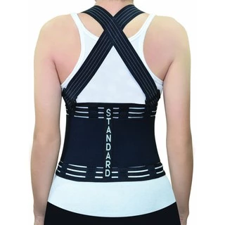 Standard Back Support เข็มขัดพยุงหลัง พยุงเอว ใส่ยกของ (Black) ส่งตรงจากโรงงานผู้ผลิต ถูกที่สุดในหน้าเว็ป