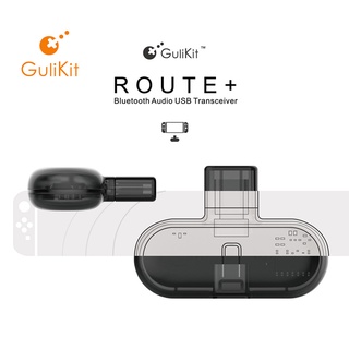 Gulikit GB1 Route+ อะแดปเตอร์ส่งสัญญาณเสียงบลูทูธ USB C สําหรับ PS5 Nintendo Switch Switch Lite