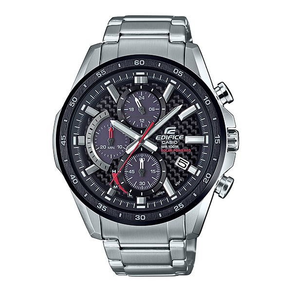 นาฬิกา Casio EDIFICE Solar-Powered CHRONOGRAPH รุ่น EQS-900DB-1AV ของแท้ รับประกัน 1 ปี