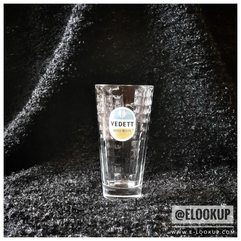 ส่งฟรี แก้วเบียร์นอก สะสม เวเด็ตต์ VEDETT Pint BEER Glass 33cl Collectible