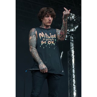 โปสเตอร์ Bring Me the Horizon Oliver Sykes บริงมีเดอะฮอไรซัน โอลิเวอร์ ไซคส์ โปสเตอร์วงดนตรี Music Poster โปสเตอร์วินเทจ