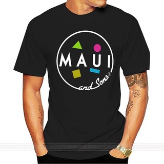 เสื้อยืดแขนสั้นลําลอง ผ้าฝ้าย 100% พิมพ์ลาย Maui and Sons สําหรับผู้ชาย ไซซ์ S - 3XL