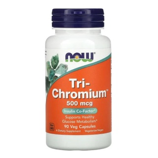 NOW Foods, Tri-Chromium, 500 mcg, 90 Veg Capsules