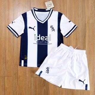 ชุดฟุตบอลเด็ก เวสต์บรอมวิช West Bromwich เกรด AAA ปี 2022/23 เวสต์บริมมิชอัลเบียน West Bromwich Albion