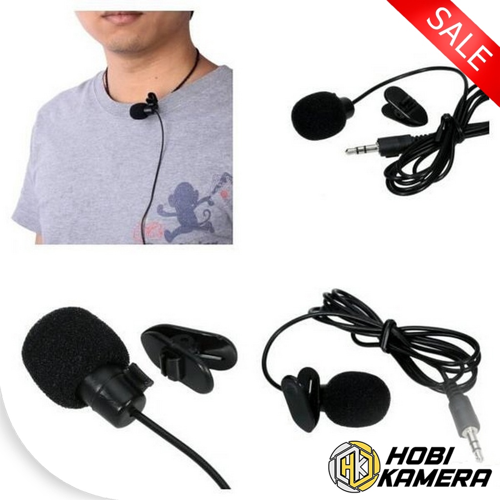 Clip On Mic สําหรับกล้อง เมาส์ คอมพิวเตอร์ ฯลฯ