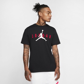 Tee เสื้อยืดสีขาวผู้ชาย เสื้อยืดครอป Nike Jordan เสื้อยืดลําลองสําหรับผู้ชายแขนสั้นคอก ลม เสื้อคู่