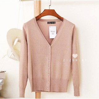 ❤ พร้อมส่ง ❤ เสื้อคลุม cadigan ZARA สีพื้น