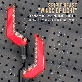 Spirit beast สัญญาณไฟเลี้ยว LED L22 12V สําหรับรถจักรยานยนต์ 2 ชิ้น