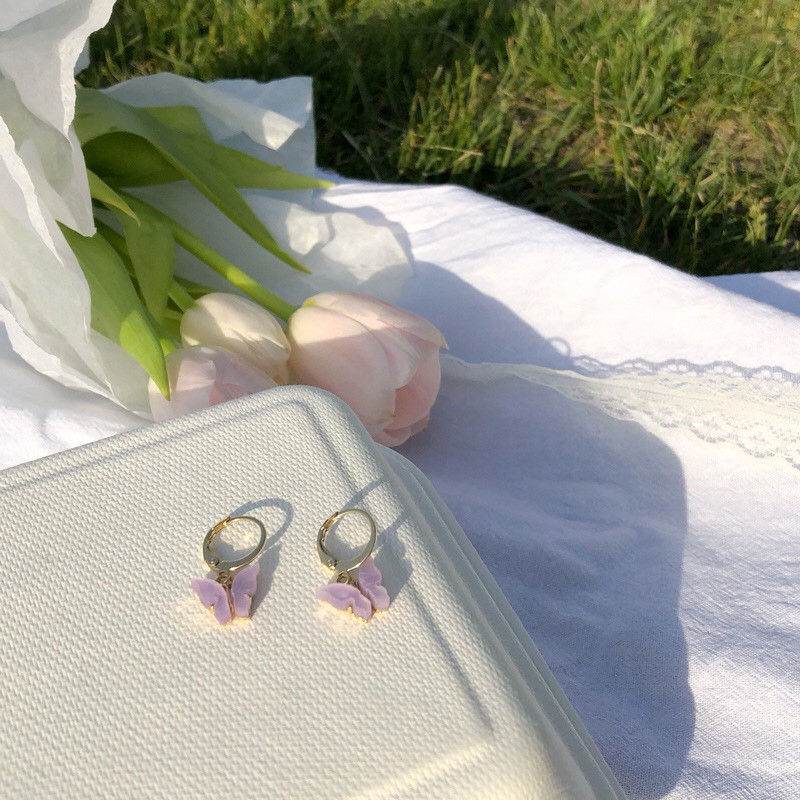 (กรอกโค้ด YAQ6E ลด 60.-) earika.earrings - ต่างหูเงินแท้ S92.5 (เจาะ/หนีบ) เหมาะสำหรับคนแพ้ง่าย-คอลเลคชั่นกลางเดือนกันย