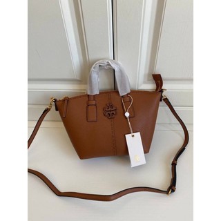 New Arrivals!!! Tory Burch Mcgraw Colorblock Mini Top Zip Satchel